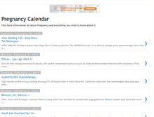 Tablet Screenshot of pregnancy-calendar-info.blogspot.com