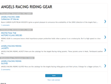 Tablet Screenshot of angelsracing.blogspot.com