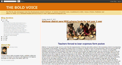 Desktop Screenshot of boldvoice.blogspot.com
