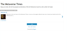 Tablet Screenshot of metaversecouncil.blogspot.com