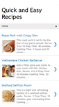 Mobile Screenshot of lovesquickneasyrecipes.blogspot.com