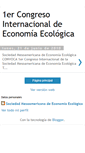 Mobile Screenshot of congresoeconomiaecologica.blogspot.com