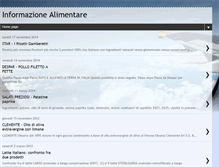 Tablet Screenshot of informazionialimentarionline.blogspot.com