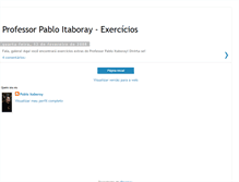 Tablet Screenshot of pabloprofessor.blogspot.com