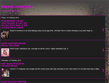 Tablet Screenshot of marnsloveskylie.blogspot.com