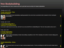 Tablet Screenshot of bodybuilding-free.blogspot.com