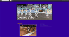 Desktop Screenshot of cyclingsoup.blogspot.com