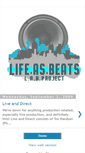 Mobile Screenshot of lifeasbeats.blogspot.com
