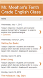 Mobile Screenshot of mrmeehanenglish.blogspot.com