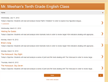 Tablet Screenshot of mrmeehanenglish.blogspot.com