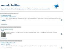 Tablet Screenshot of mundotwitter.blogspot.com