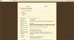 Desktop Screenshot of inorganicallygonzo.blogspot.com