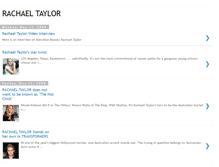 Tablet Screenshot of aboutrachaeltaylor.blogspot.com