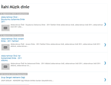 Tablet Screenshot of ilahimuzikdinle.blogspot.com