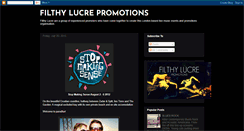 Desktop Screenshot of filthylucrepromotions.blogspot.com