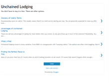 Tablet Screenshot of lodgingwithoutchains.blogspot.com
