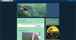 Desktop Screenshot of pikeflyfishing.blogspot.com