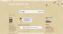 Desktop Screenshot of kanarion3.blogspot.com