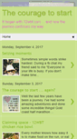 Mobile Screenshot of courage2start.blogspot.com