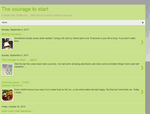 Tablet Screenshot of courage2start.blogspot.com