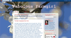 Desktop Screenshot of fabulousfarmgirl.blogspot.com