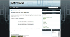 Desktop Screenshot of nadapensativo.blogspot.com