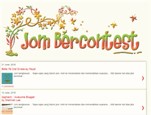 Tablet Screenshot of jombercontest.blogspot.com