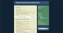 Desktop Screenshot of bazookathing.blogspot.com