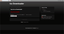 Desktop Screenshot of icedownloader.blogspot.com