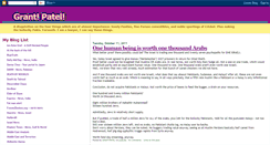 Desktop Screenshot of grantpatel.blogspot.com
