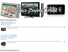 Tablet Screenshot of electronicsbuyingguide.blogspot.com