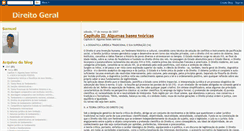 Desktop Screenshot of direitoedoutrinas.blogspot.com