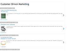 Tablet Screenshot of customer-driven-marketing.blogspot.com