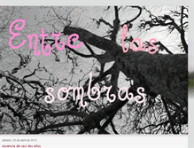 Tablet Screenshot of entrelassombras-bea.blogspot.com