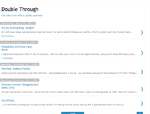 Tablet Screenshot of doublethrough.blogspot.com