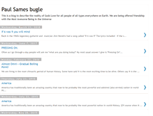 Tablet Screenshot of paulsamesbugle.blogspot.com