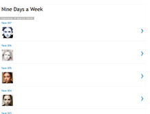 Tablet Screenshot of ninedaysaweekwithtea.blogspot.com