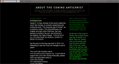 Desktop Screenshot of antichristinfo.blogspot.com