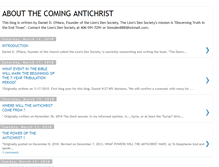 Tablet Screenshot of antichristinfo.blogspot.com