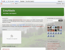 Tablet Screenshot of eresaltadis.blogspot.com
