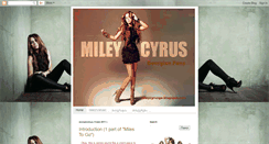 Desktop Screenshot of mileycyrusge.blogspot.com