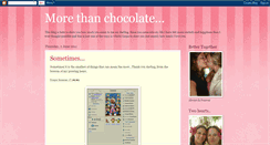 Desktop Screenshot of morethanchocolate.blogspot.com