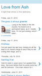 Mobile Screenshot of lovefromash.blogspot.com