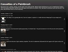 Tablet Screenshot of casualtiesofapaintbrush.blogspot.com