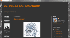 Desktop Screenshot of elexiliodeldibujante.blogspot.com