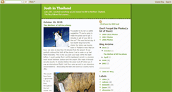 Desktop Screenshot of joshinthailand.blogspot.com