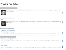 Tablet Screenshot of prayingforbabyjournal.blogspot.com