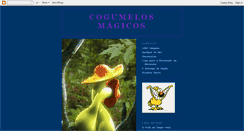 Desktop Screenshot of cogumelosmgicos.blogspot.com