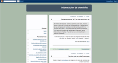 Desktop Screenshot of dedominios.blogspot.com