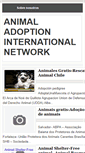 Mobile Screenshot of animal-adoption-international-network.blogspot.com